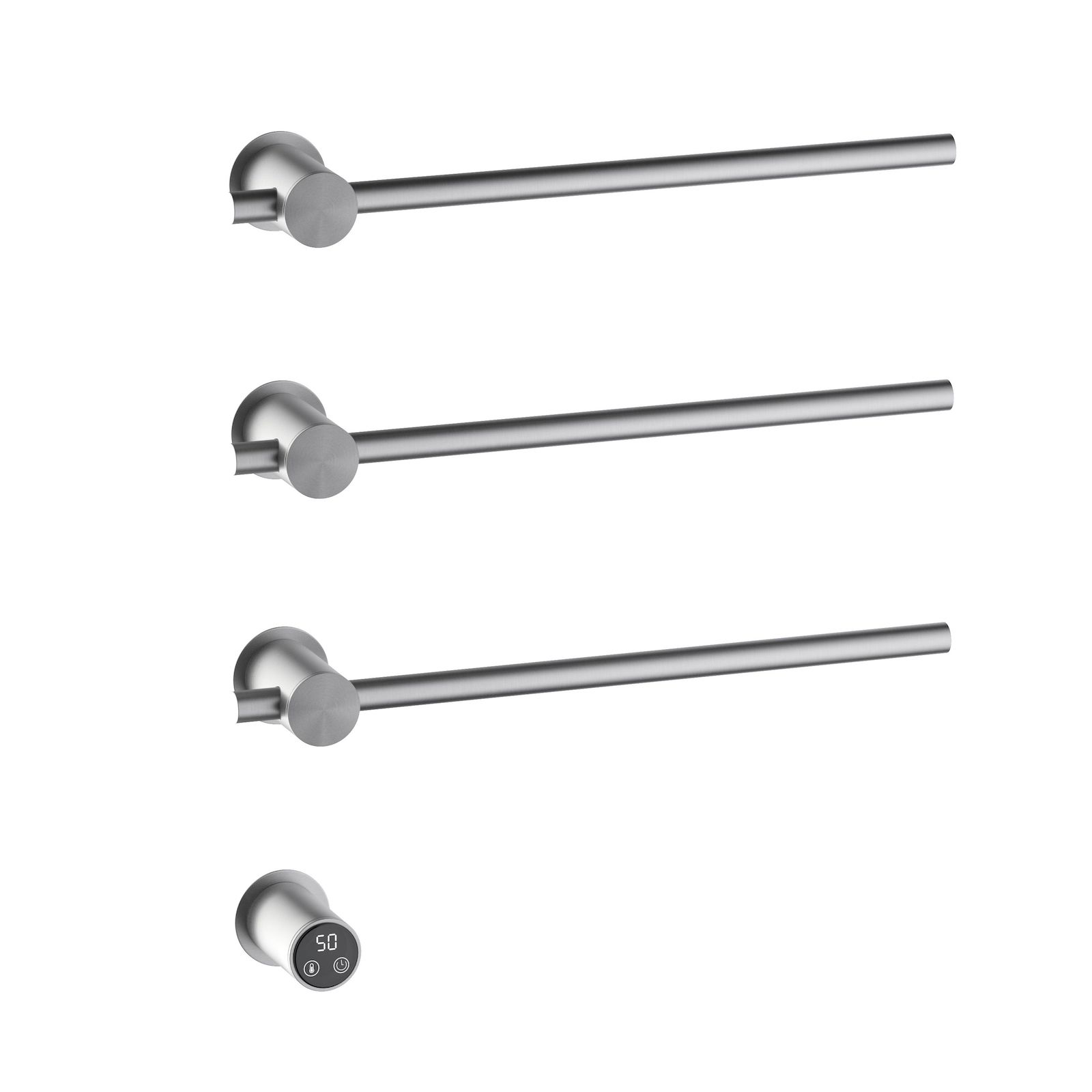 Полотенцесушитель электрический, встроенный Timo Saona никель (030/13SM) - фото 1