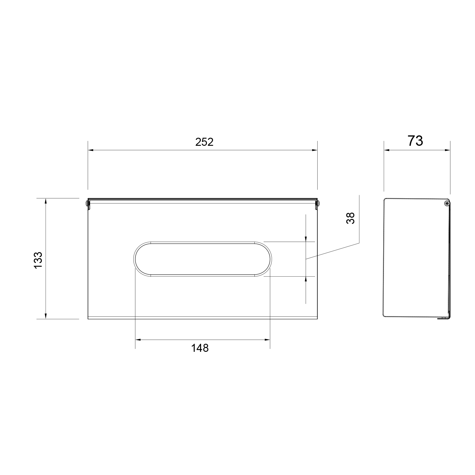 Бокс для салфеток Timo Petruma золото матовое (15244/17) - фото 2