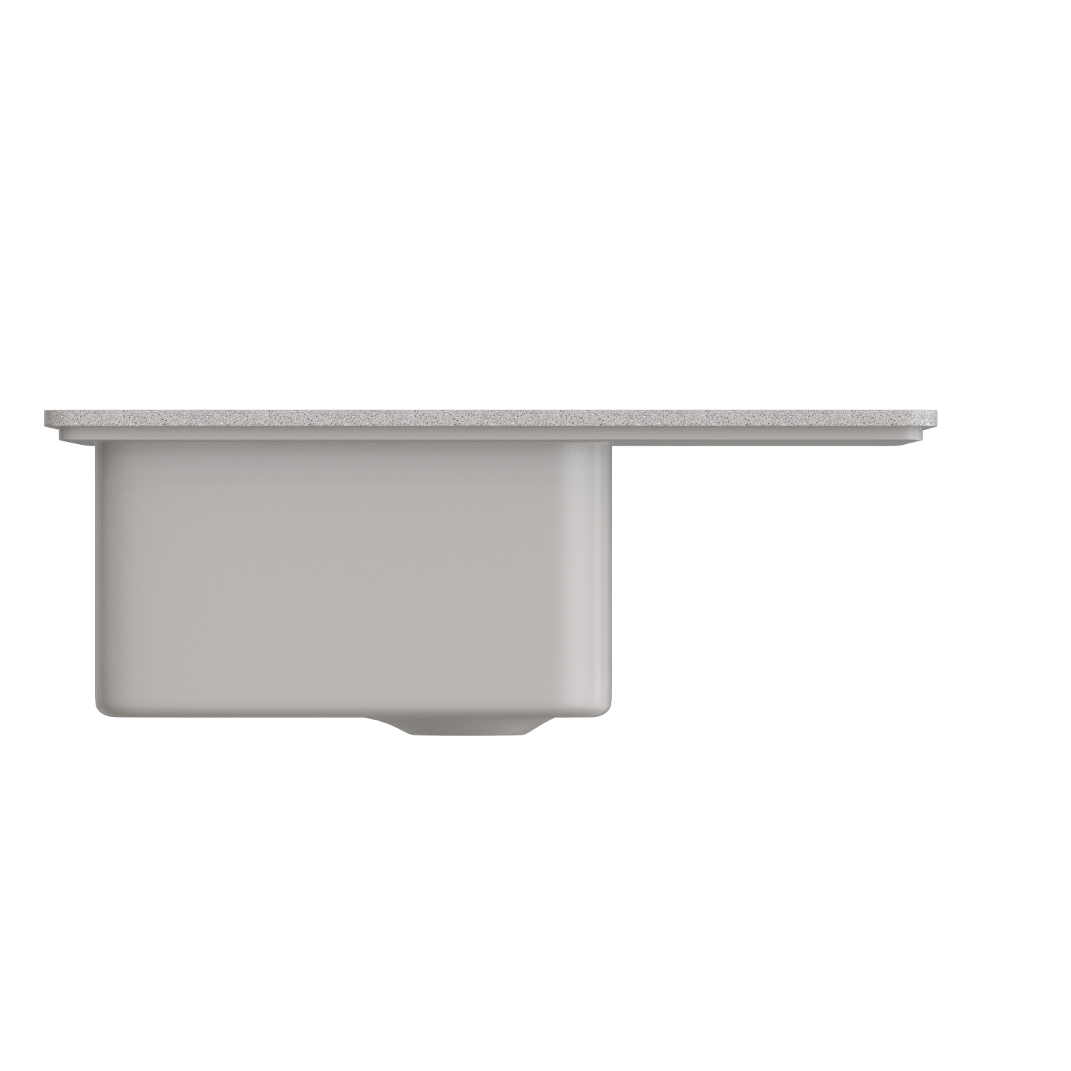 Мойка MIXLINE ML-GMS03 СТАНДАРТ с крылом, светло-серый (310), 605*490*190мм (551098) Мойка MIXLINE ML-GMS03 СТАНДАРТ с крылом, светло-серый (310), 605*490*190мм (551098) - фото 2
