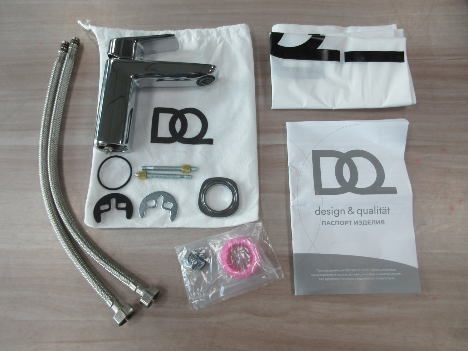 Смеситель для раковины DQ Hamburg хром (DA1742101) - фото 4