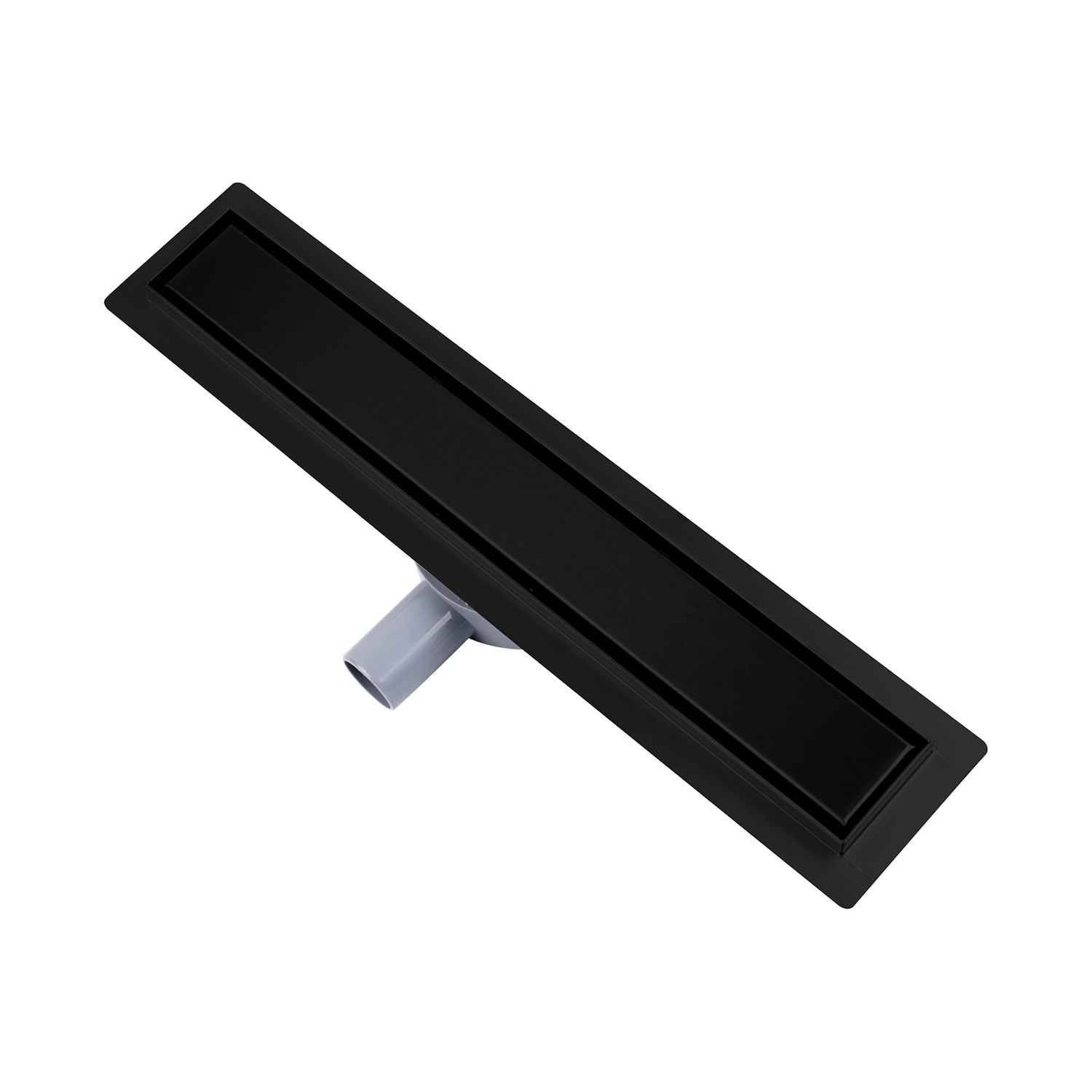 Душевой трап щелевой/под плитку Raglo 600мм, нержавеющая сталь, черный (R652.60.06) - фото 1