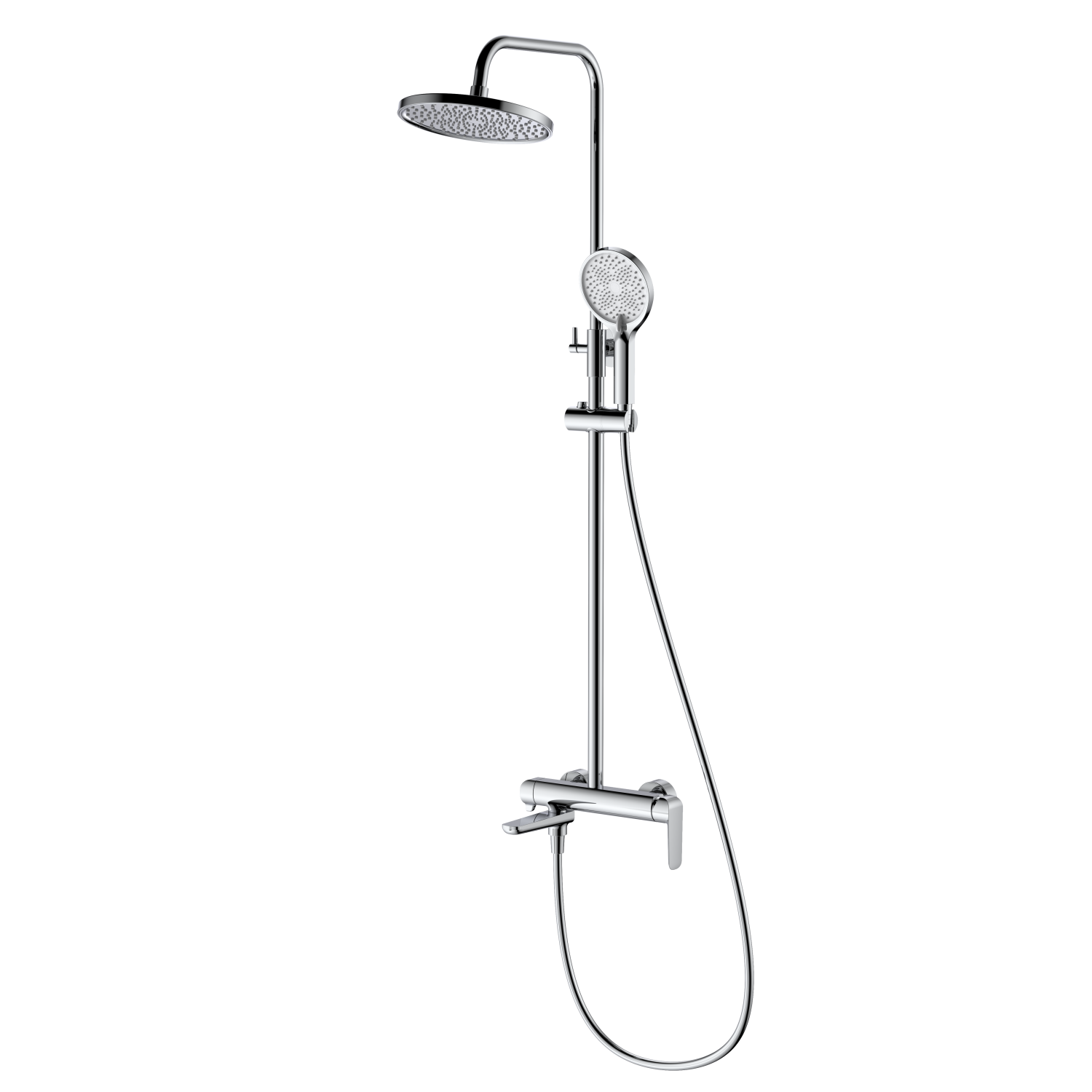 Душевая система со смесителем DQ Düsseldorf хром (DA1723701) - фото 1
