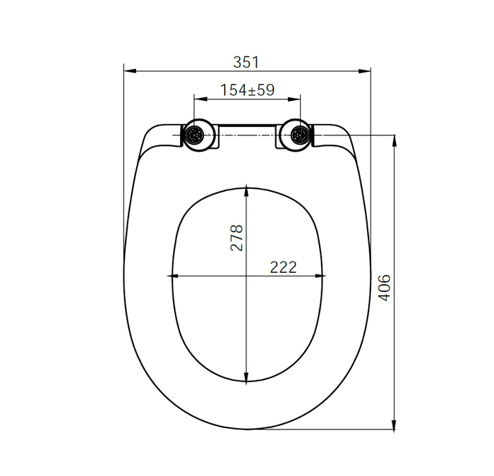 Сиденье для унитаза soft close дюропласт IDDIS 126 (ID 126 Dp Sc) - фото 2