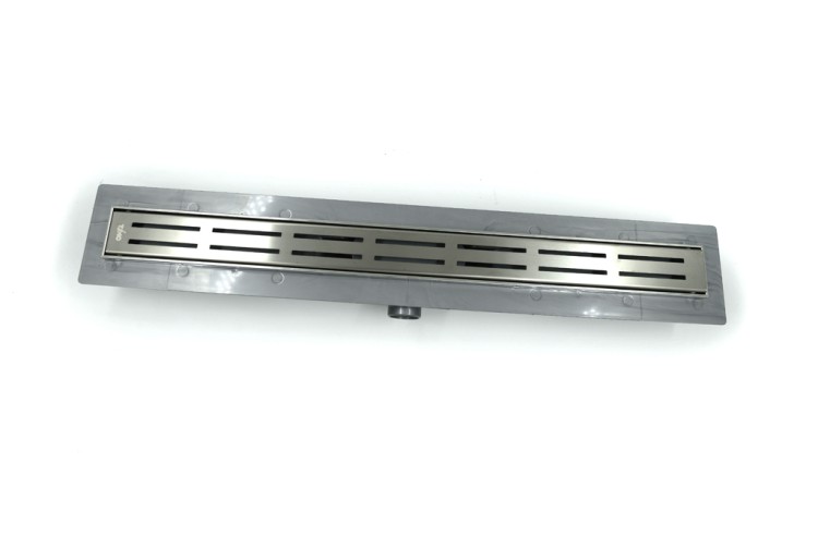 Дренажный канал Timo 70см с решеткой DOUBLE GAP из нержавеющей стали Smart Plus (SMP-DGG70-LS40(DRY))