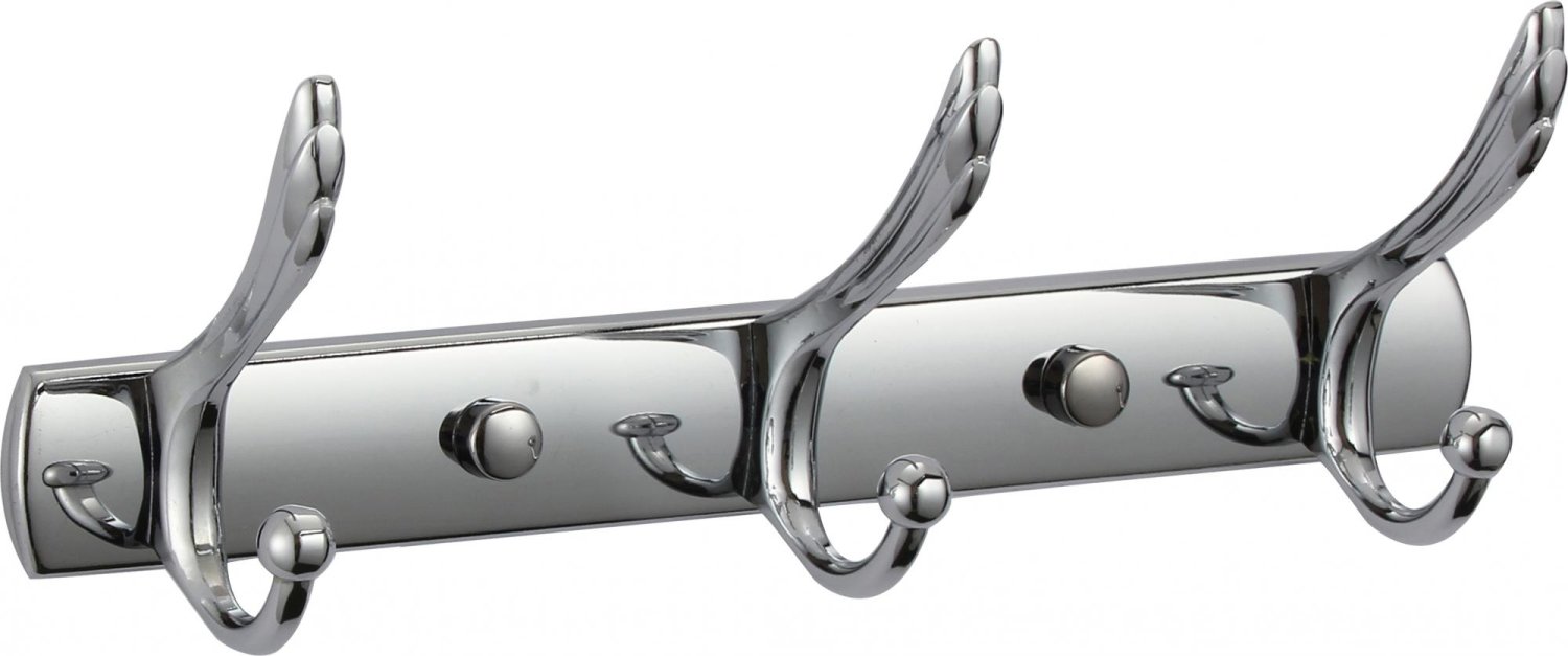 Планка с крючками (3 крючка) Savol (S-06203B) - фото 1