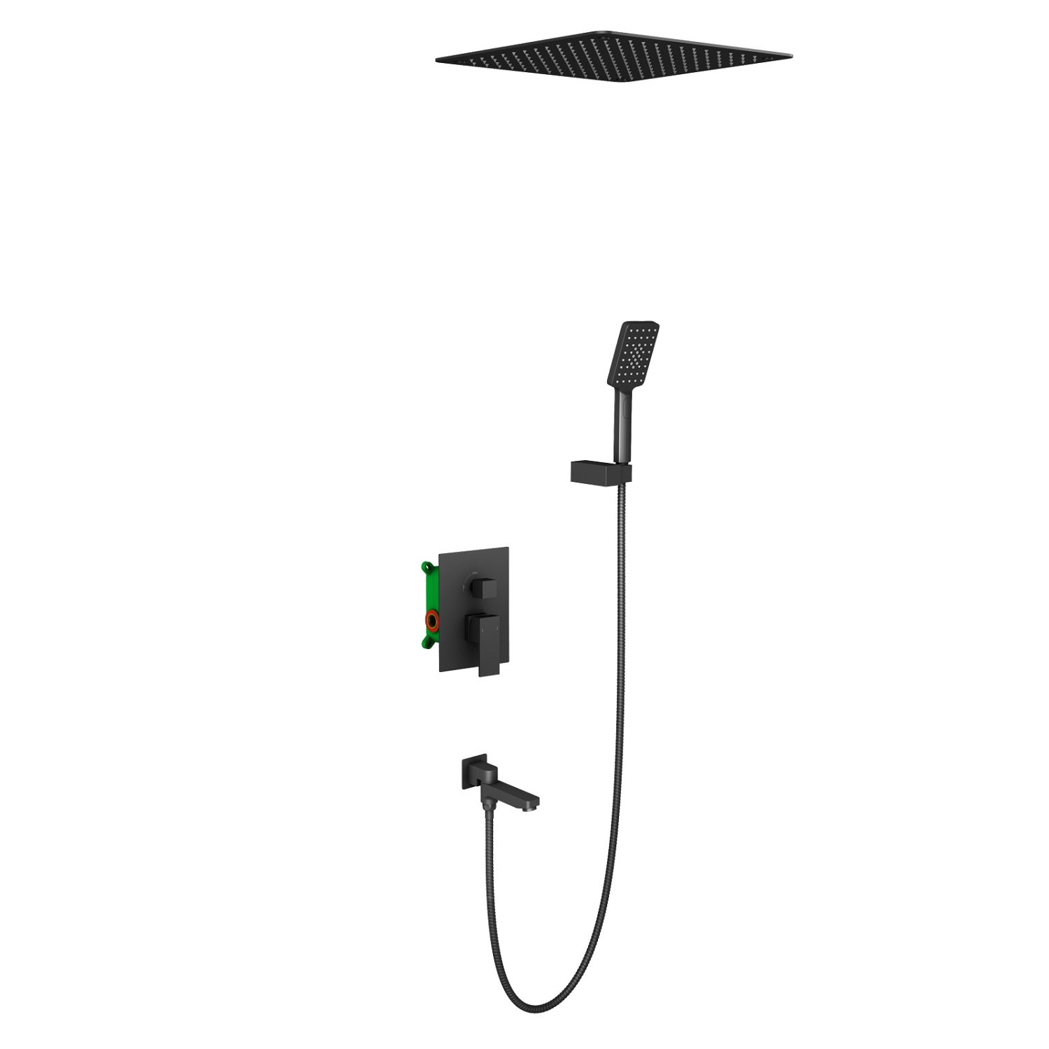 Душевая система встроенная Timo Selene (SX-2039/03SM) черный - фото 1