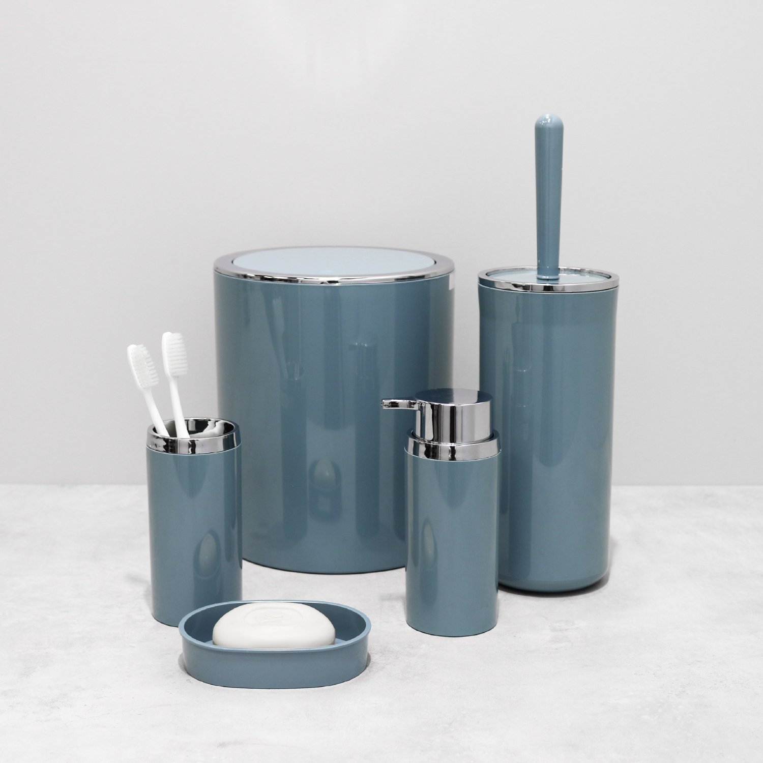 Мыльница FIXSEN ROUND BLUE (FX-455-4) - фото 2