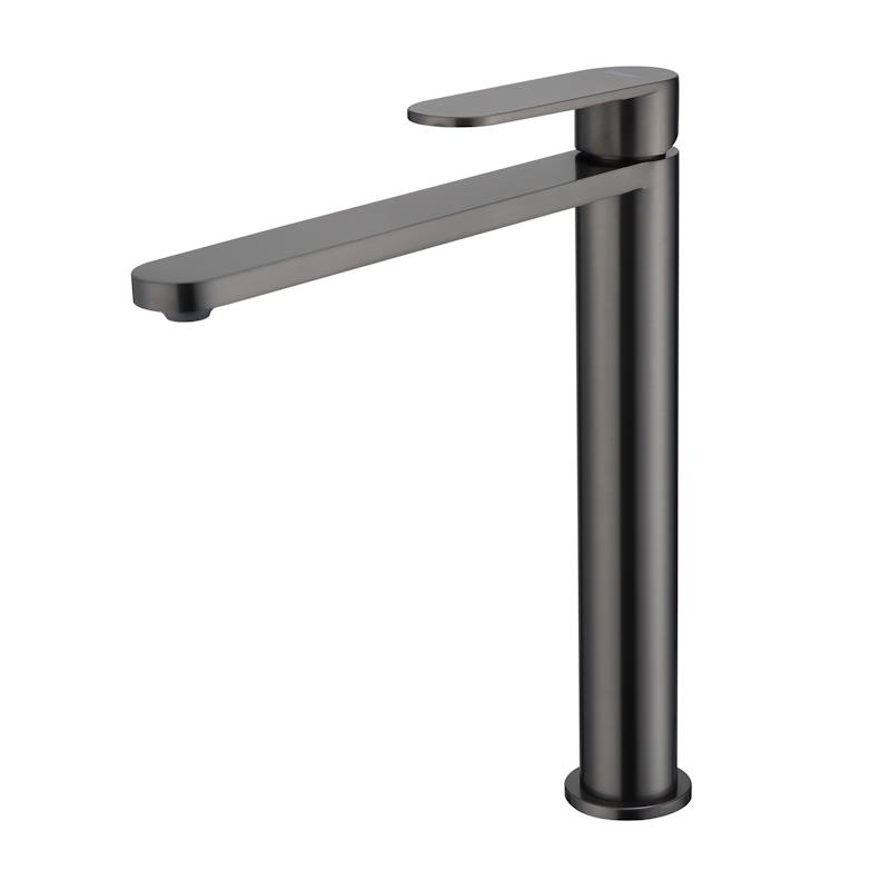 Смеситель Raglo для раковины высокий монолитный, графит (R10.15.09) - фото 1