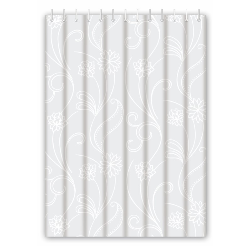 Штора для ванной Haiba цветы (HB75001)