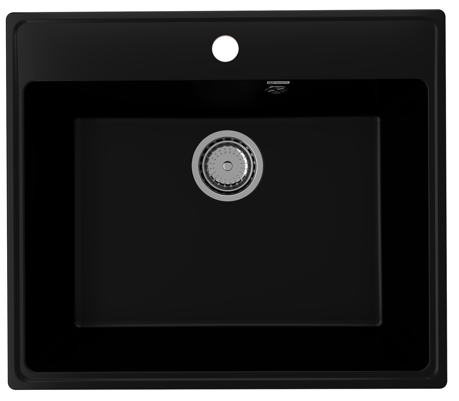 Мойка ULGRAN Quartz уголь (Forte 580-07) - фото 1