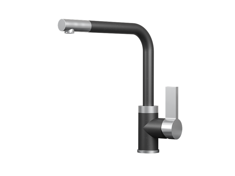 Смеситель для кухни GRANULA (5504, ШВАРЦ) - фото 1