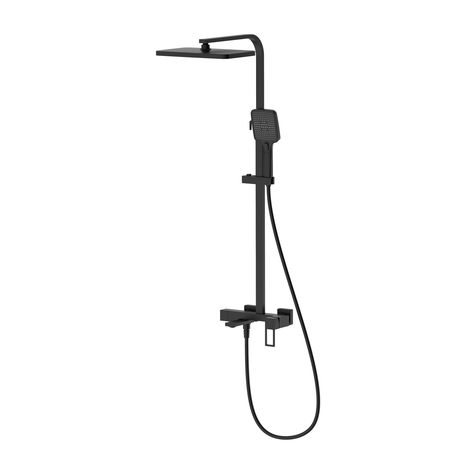 Душевая система со смесителем DQ Dortmund черный (DA1713705) - фото 1