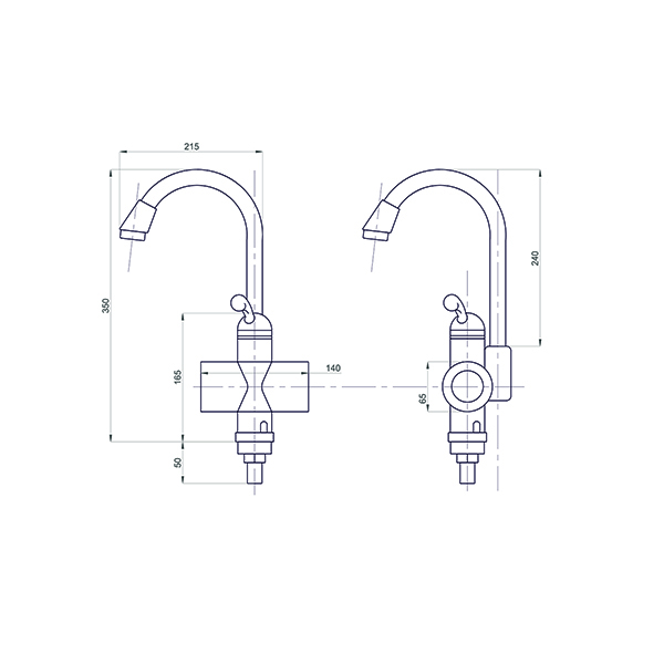 Смеситель-водонагреватель проточного типа WH-001 (3,3 кВт, УЗО, кухня) MIXLINE - фото 3