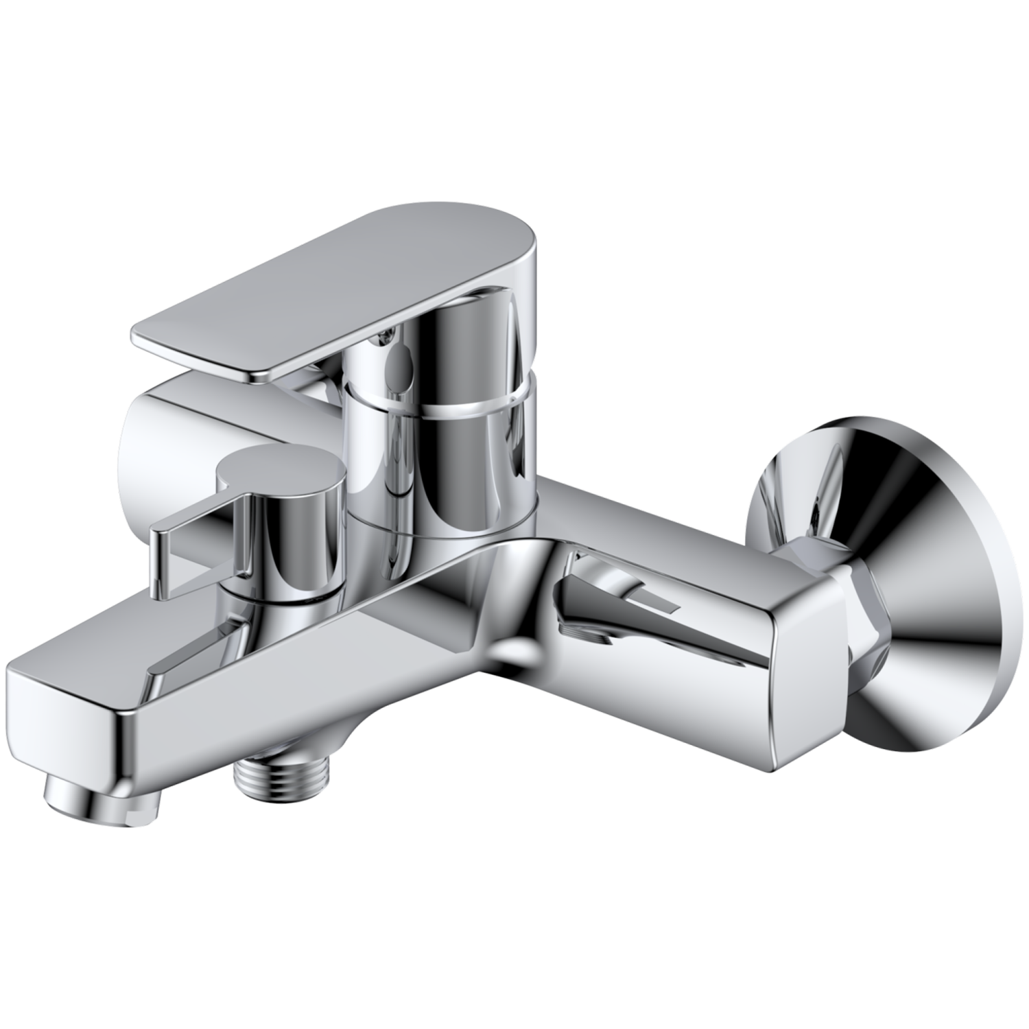 Смеситель для ванны HAIBA цвет: хром (HB60719) - фото 1