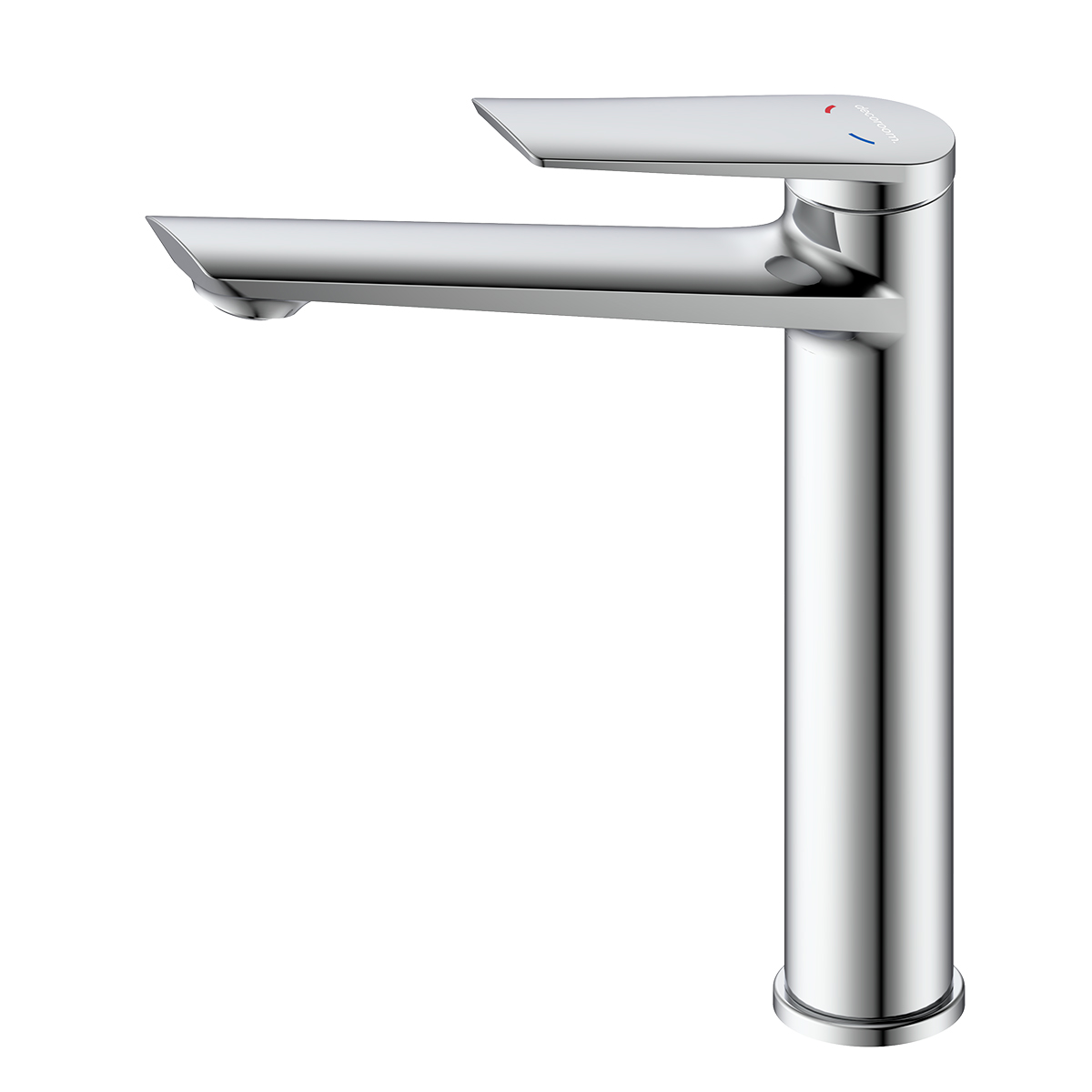 Смеситель DECOROOM DR24 для умывальника высокий монолитный (DR24013)