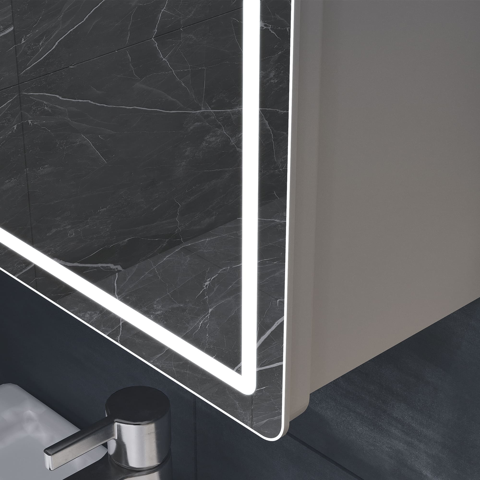 Зеркальный шкаф VIGO Geometry Classic 500 с зеркалом (453) - фото 10