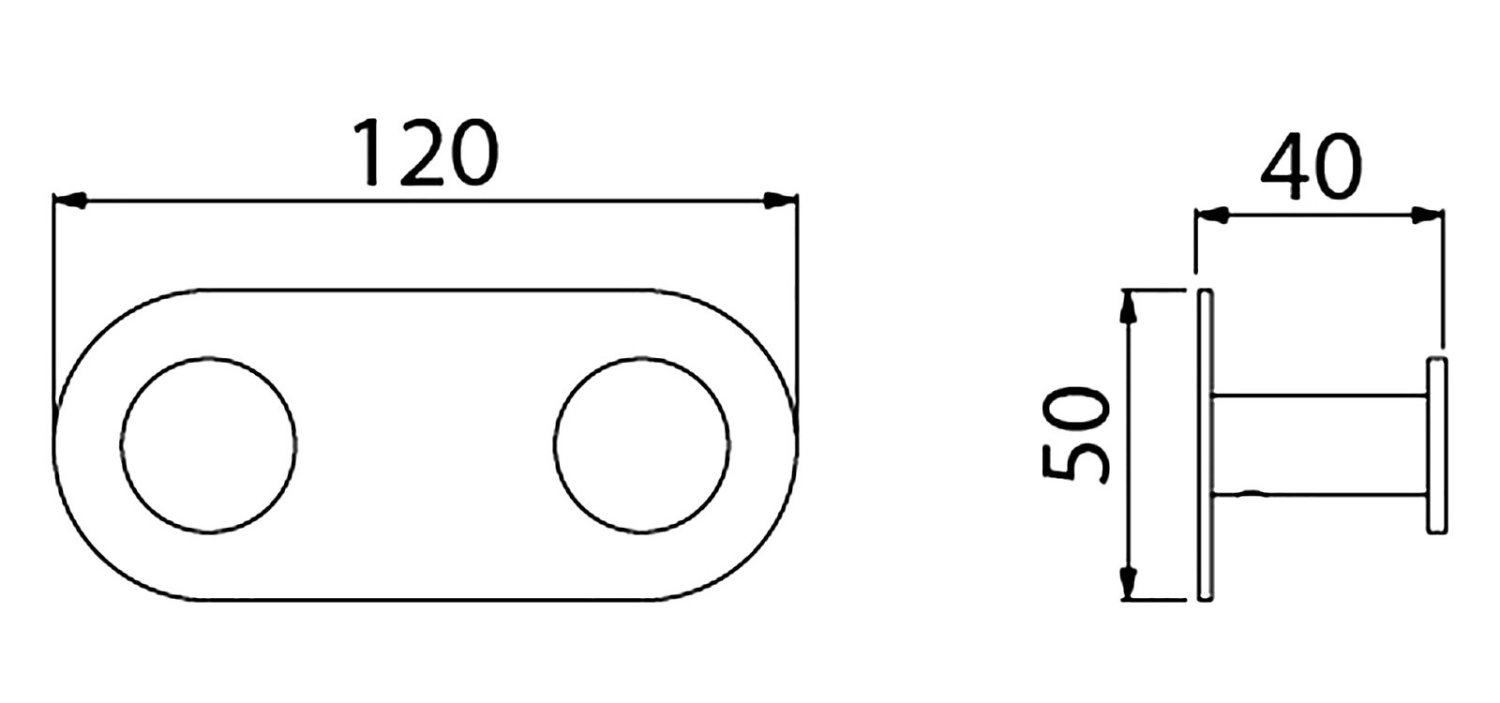 Вешалка-2 крючка Timo Saona (13014/03) черный - фото 4