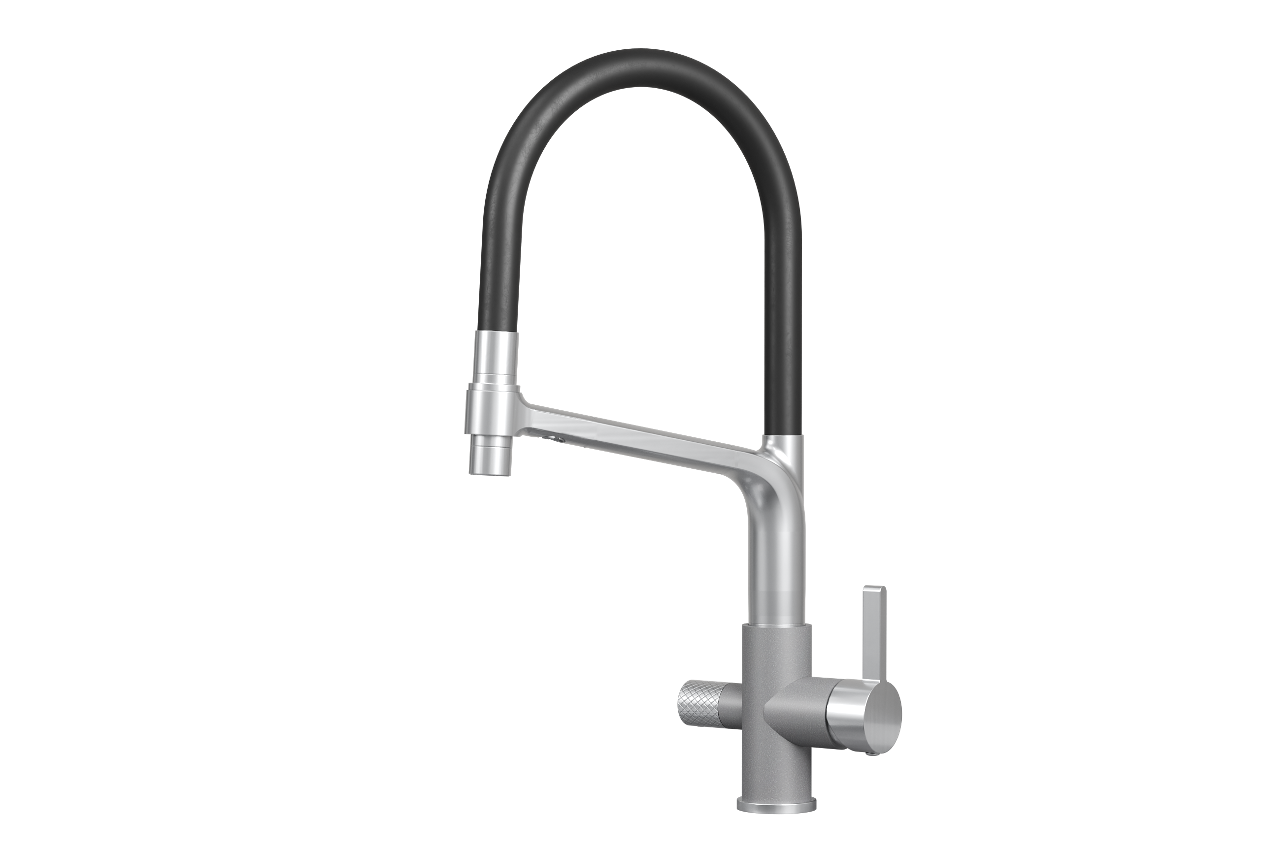 Смеситель для кухни GRANULA (5083, АЛЮМИНИУМ) - фото 1