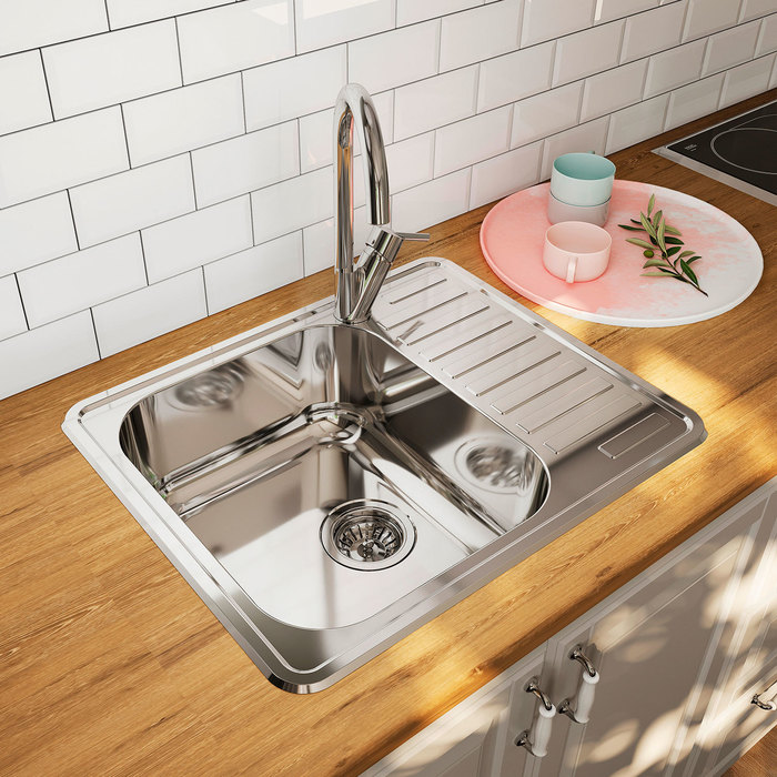 Мойка кухонная IDDIS 585*485 Strit S (STR58PDi77) - фото 2