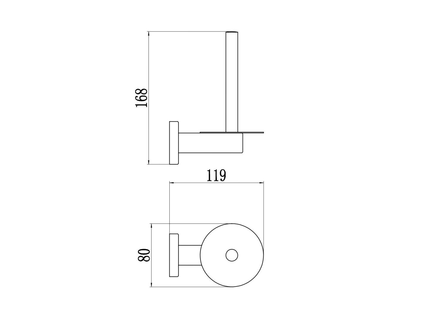 Держатель для туалетной бумаги Savol (S-005652Q-1) - фото 2