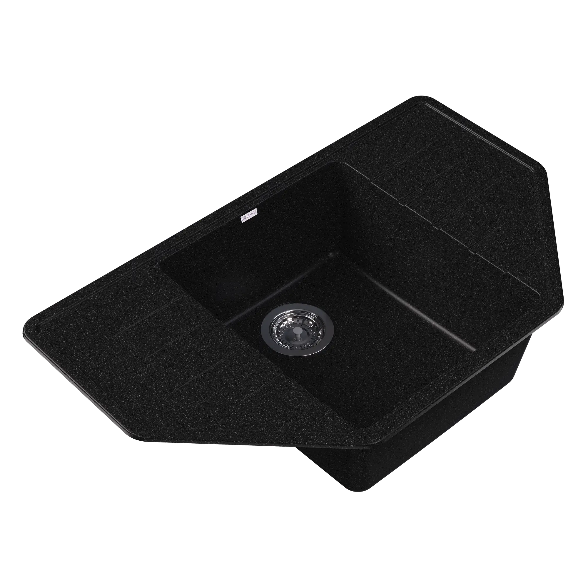 Мойка DrGans "Ирис", черный СМс (25.160.C0800.407)