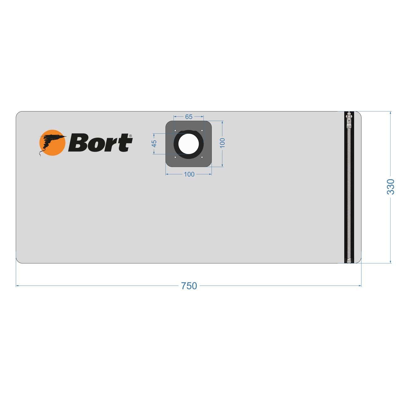 Мешок многоразовый для пылесоса Bort BB-20UM (93410211) - фото 2