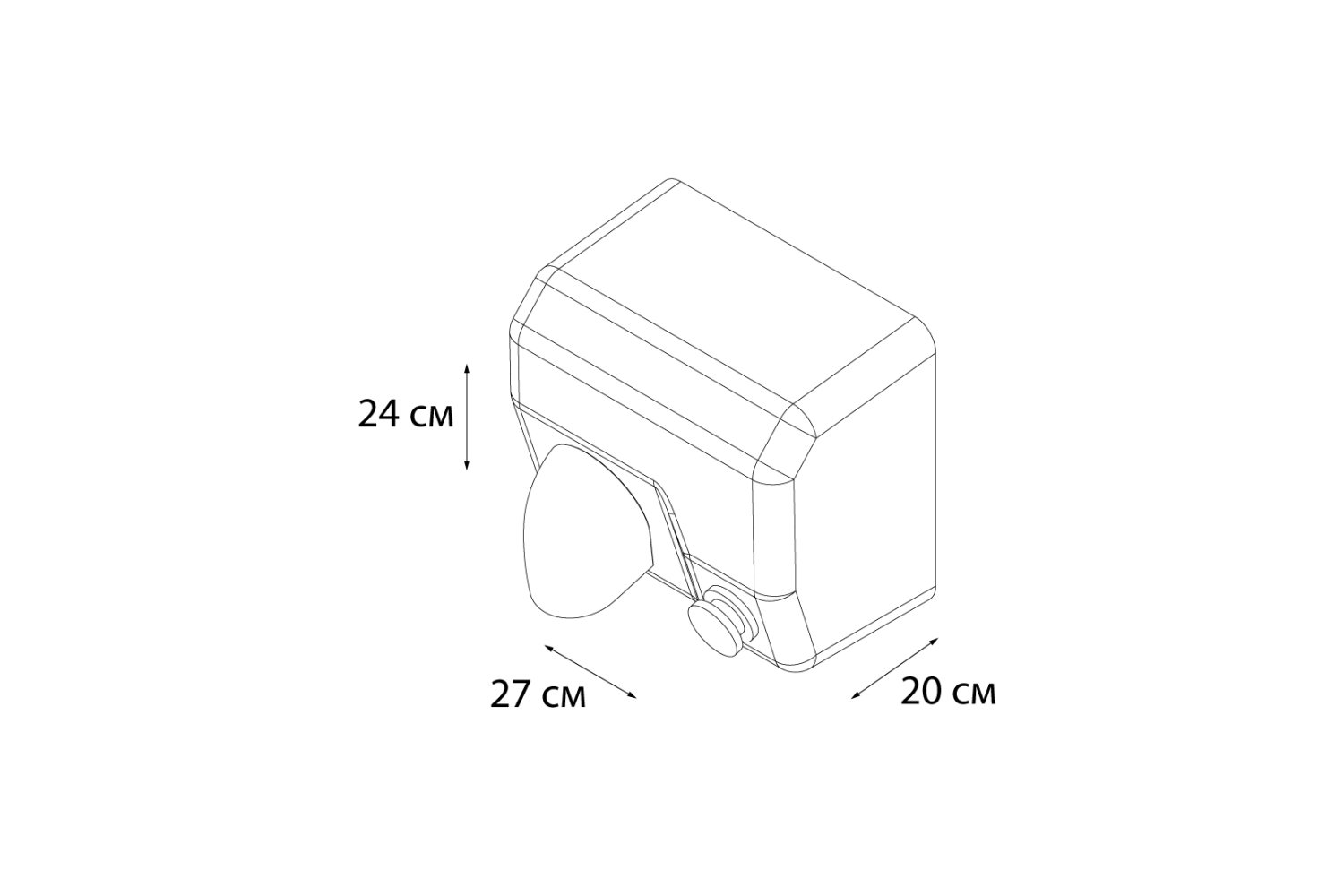 Сушилка для рук FIXSEN Hotel (FX-31026) - фото 3