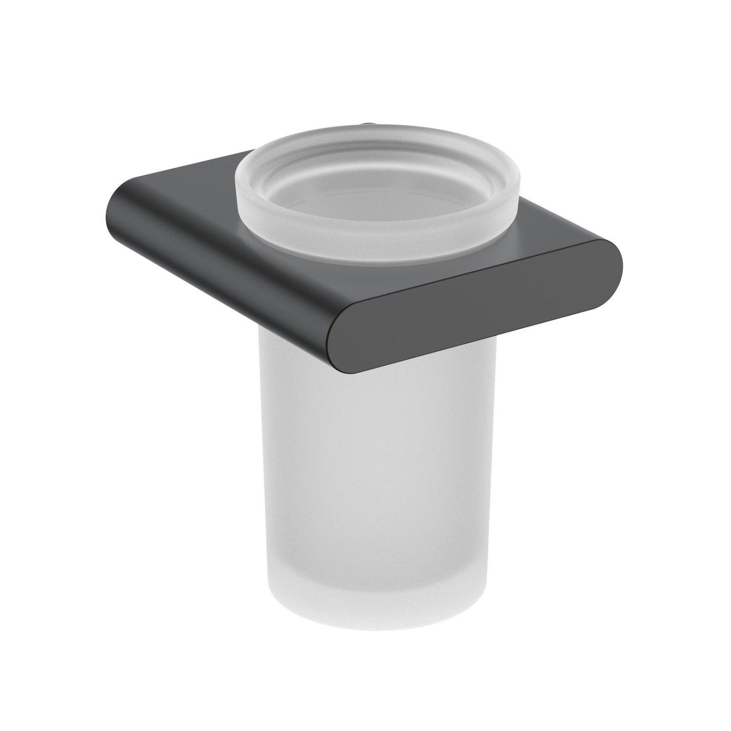 Стакан для зубных щеток Timo Luiro черный матовый (18433/03) - фото 1