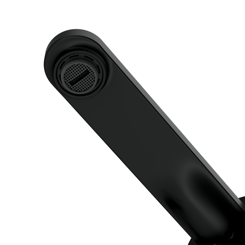 Смеситель для раковины CERSANIT OLIVA встраиваемый однорычажный черный (68978) - фото 4