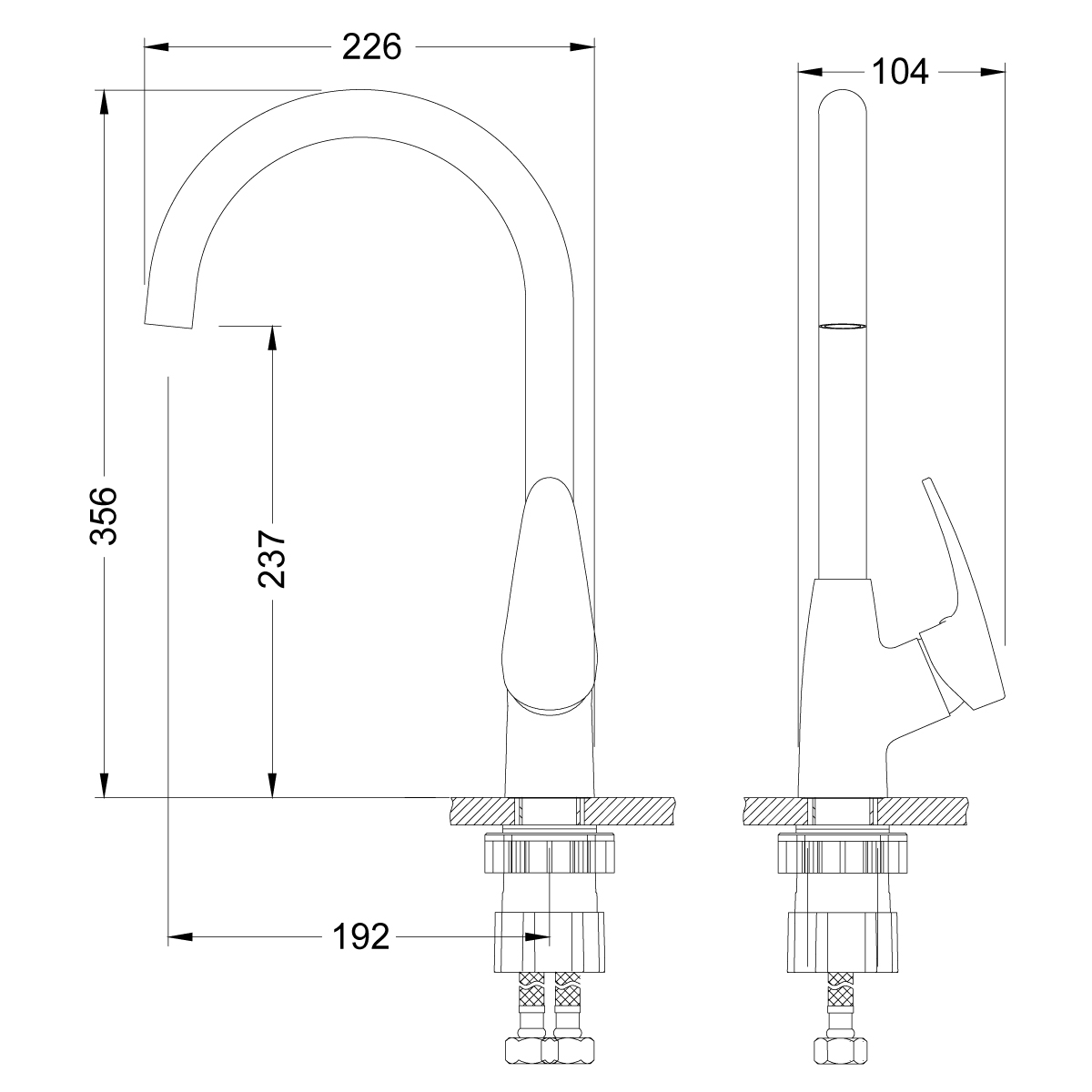 Смеситель для кухонной мойки Lemark Linara (LM0405C) - фото 3