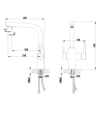 Смеситель для кухни мойки lemark comfort lm3060c