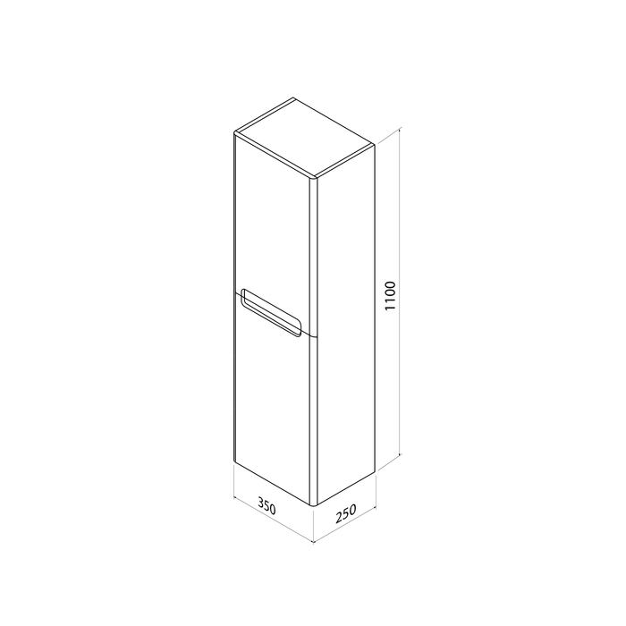 Пенал подвесной IDDIS Edifice 35 см белый (EDI35W0i97) Пенал подвесной IDDIS Edifice 35 см белый (EDI35W0i97) - фото 4
