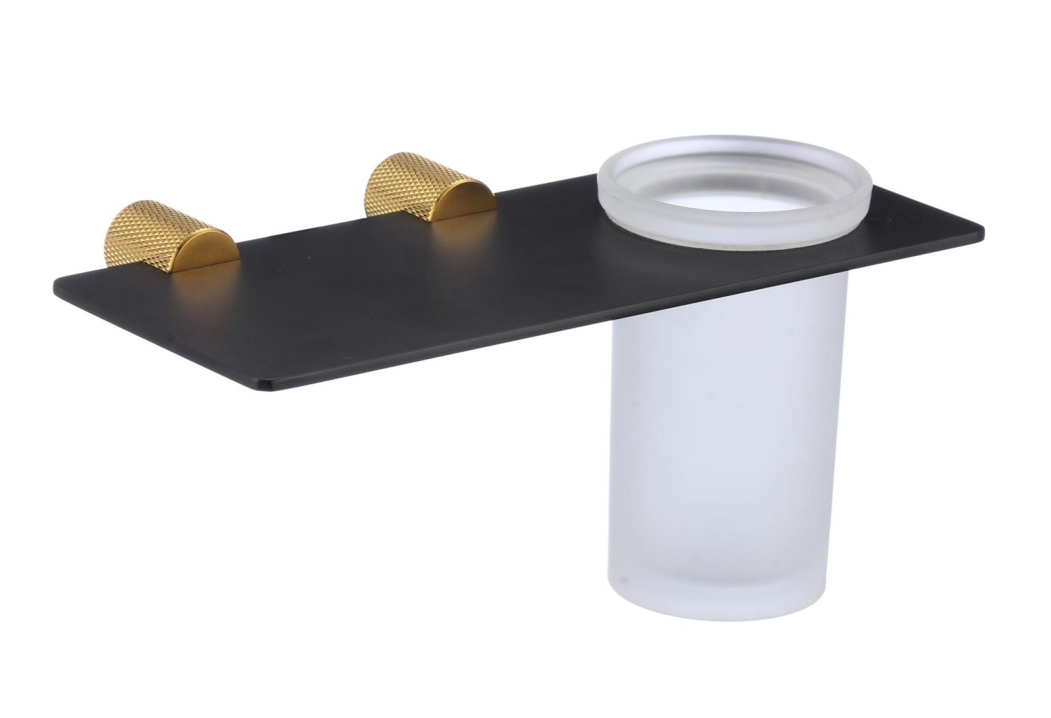 Стакан стеклянный с настенным держателем Savol (S-002158HB) - фото 1