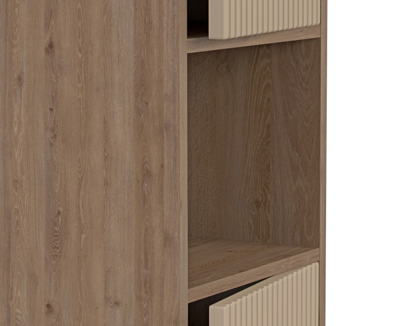 Пенал подвесной CERSANIT CLASSIC RIBBLE 35 универсальный бежевый (69281) - фото 8