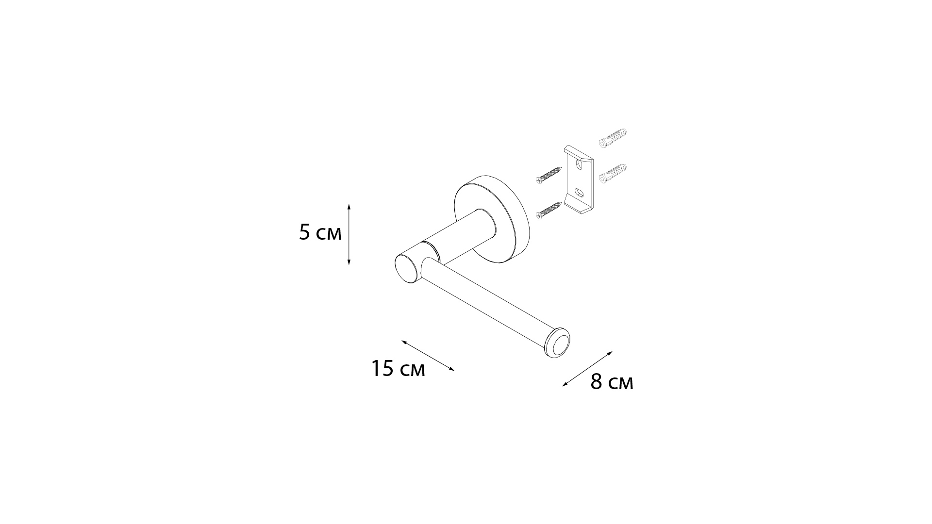 Держатель запасного рулона хром Fixsen Comfort Chrome (FX-85010A) - фото 2