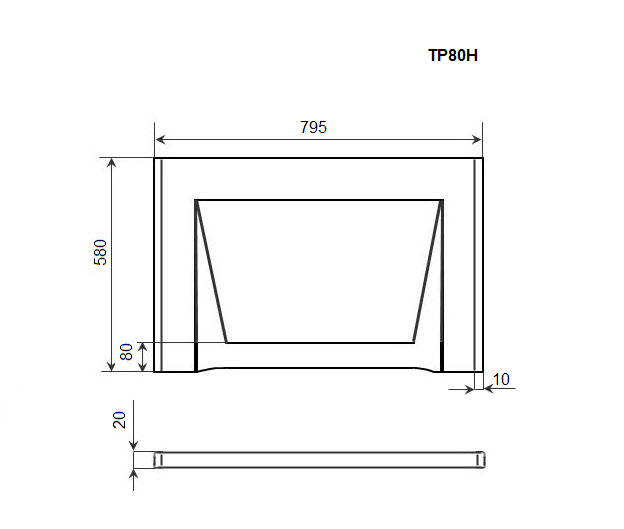 Торцевая панель TIMO (TP80S) - фото 2
