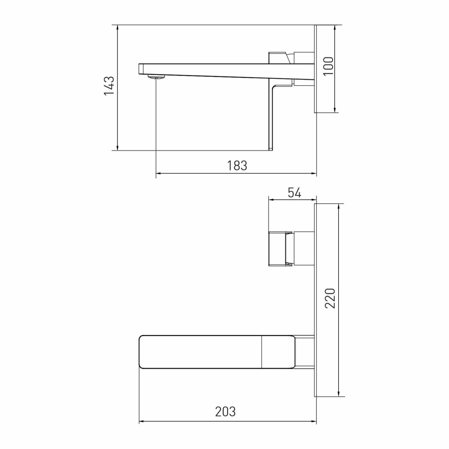 Смеситель MIXLINE ML42-082 "Pure" 35k встраиваемый (554235) - фото 5