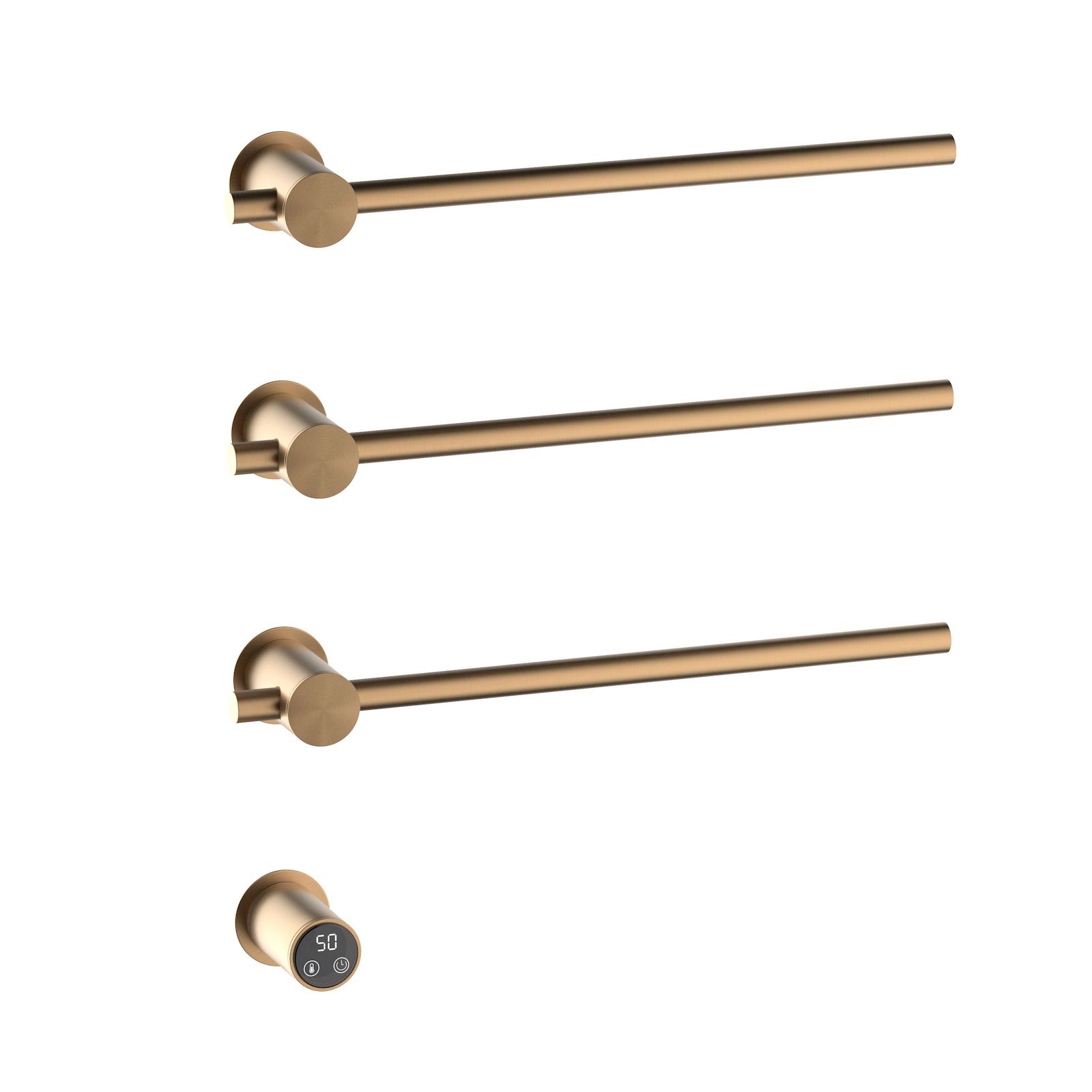 Полотенцесушитель электрический, встроенный Timo Saona розовое золото (030/19SM)