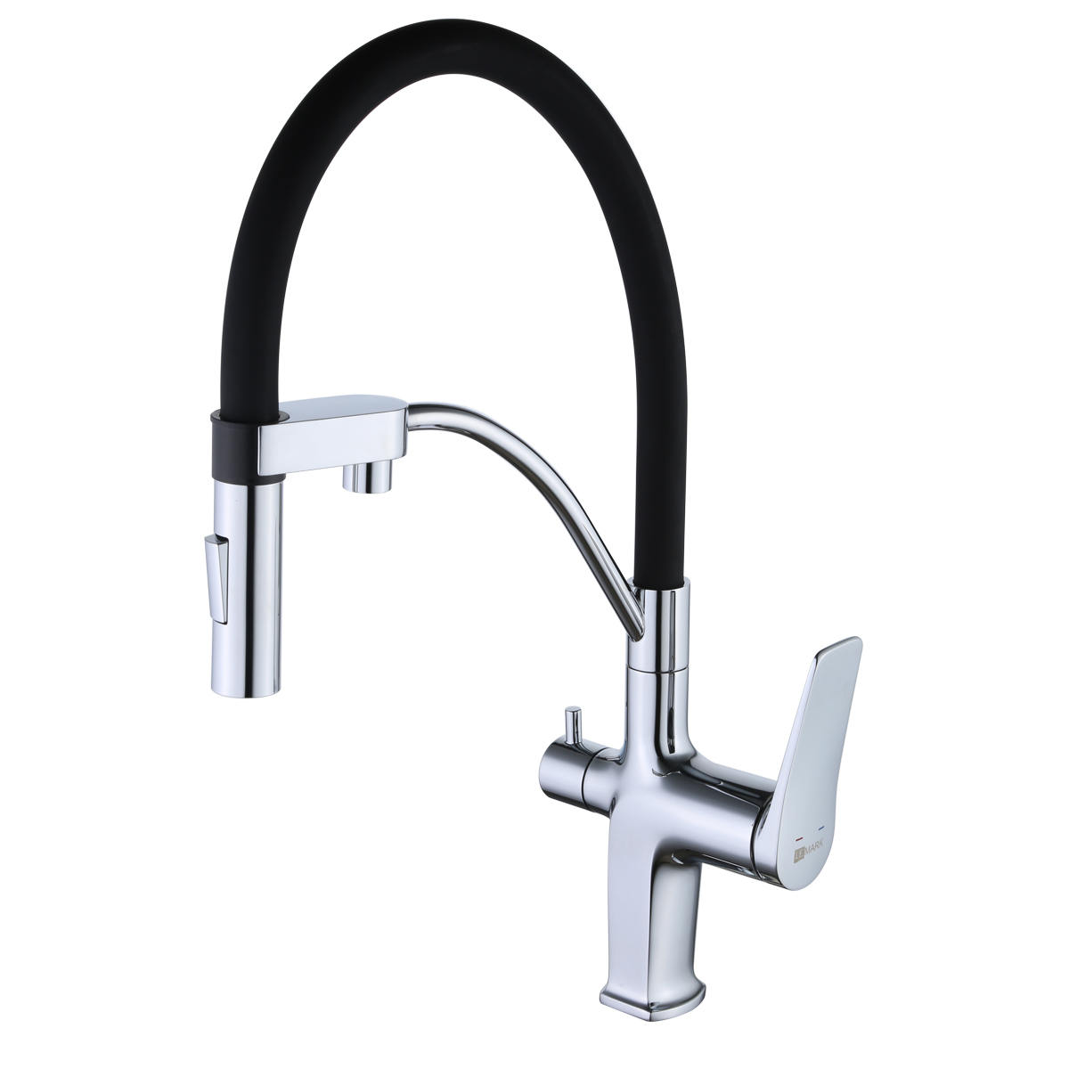Комплект Lemark Смеситель LM3074C для кухни с гибким изливом + Фильтр BASIC для очистки воды от хлора и вредных примесей (LM3074C085) Комплект Lemark Смеситель LM3074C для кухни с гибким изливом + Фильтр BASIC для очистки воды от хлора и вредных примесей (LM3074C085) - фото 2
