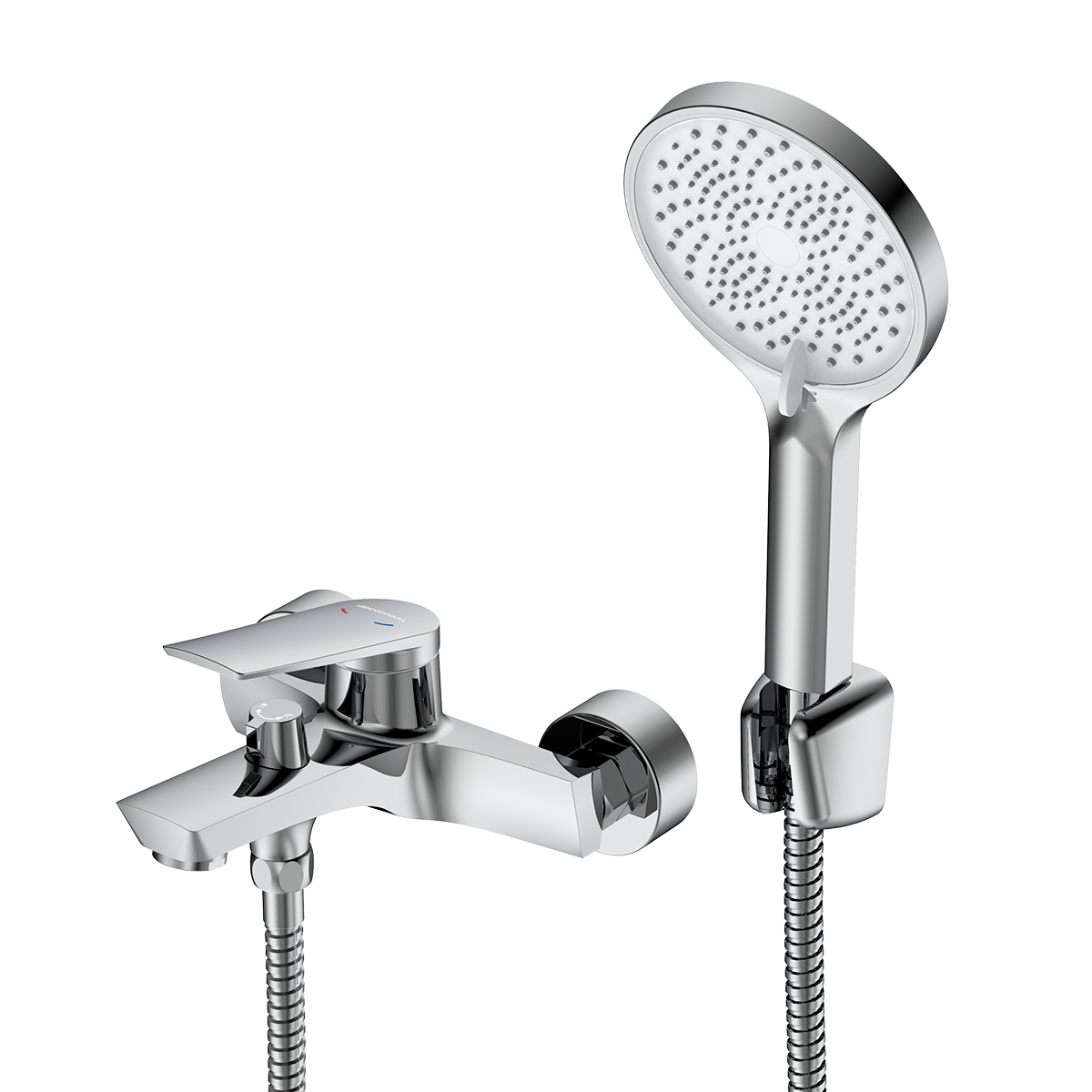 Смеситель DECOROOM DR24 для ванны с монолитным изливом (DR24036)