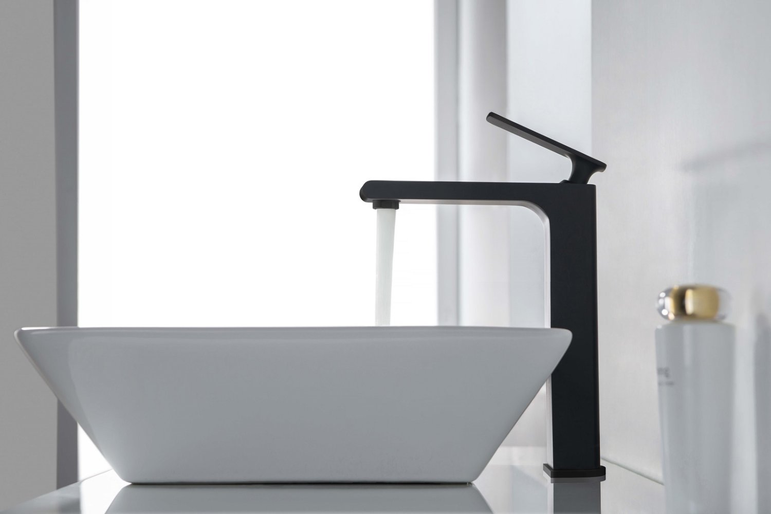 Смеситель для раковины-чаши Timo Anni (2711/03F) черный - фото 2