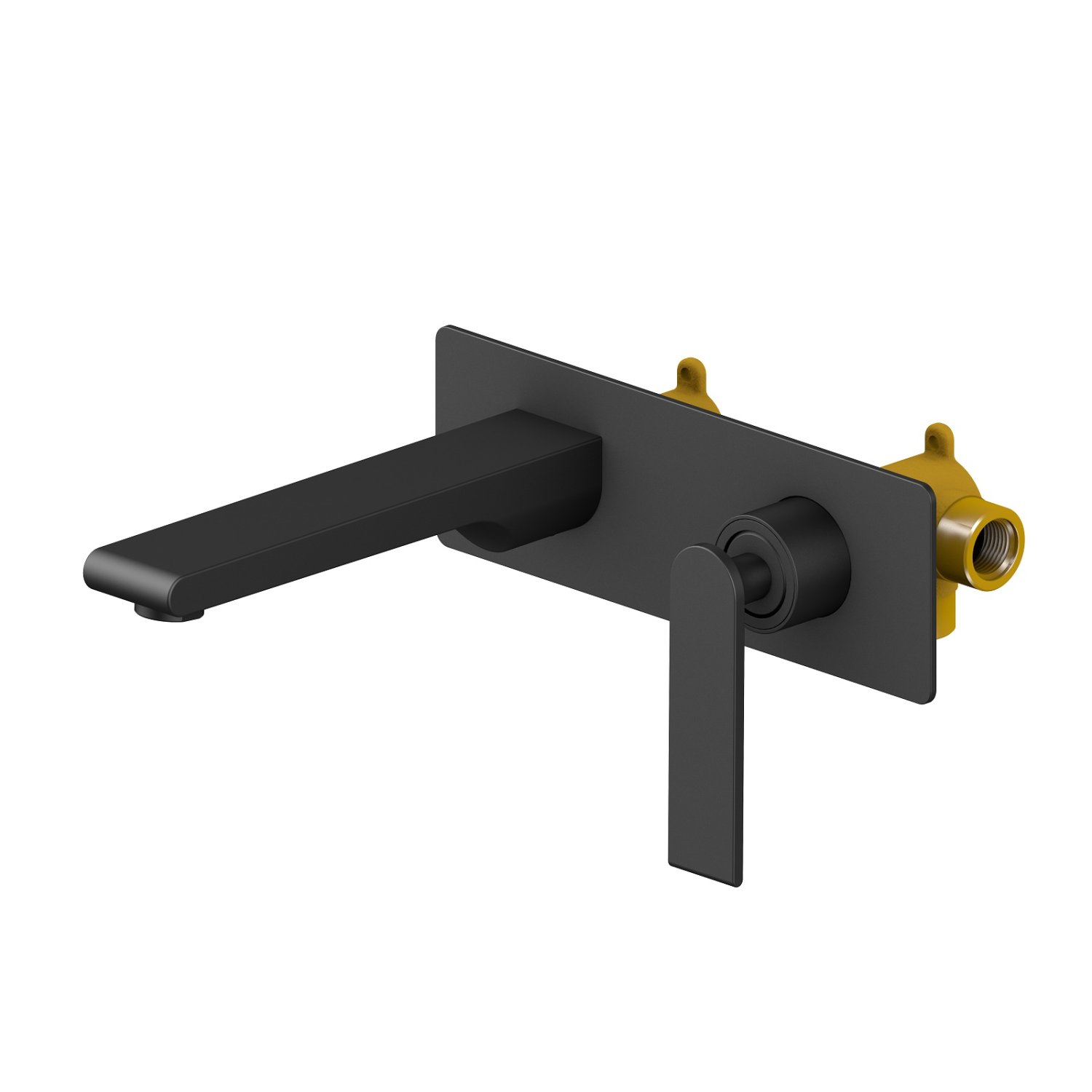 Смеситель для раковины встроенный Timo Anni (2771/03SM) черный - фото 1