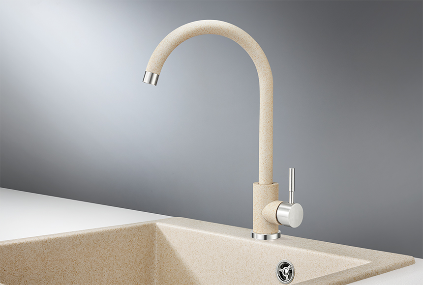 Смеситель для кухни GRANULA (ST-4031, БЕЖЕВЫЙ) - фото 2