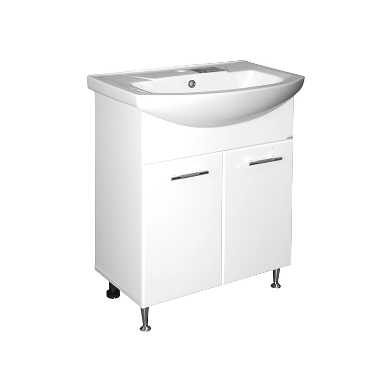 Тумба для ванной MIXLINE "РОСТОК-65" под рак. Элеганс 65 (арт.450011) (ROSA) (ПВХ) (поставляется в разобранном виде) (553917)