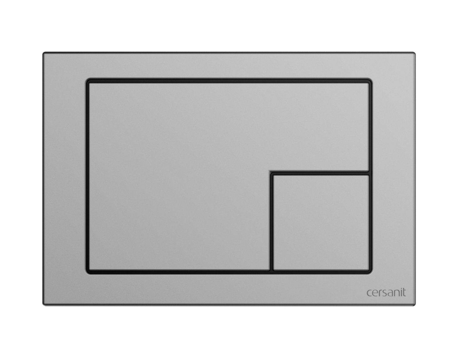 Кнопка Cersanit  CORNER для LINK PRO/VECTOR/LINK/HI-TEC пластик хром матовый (64107)