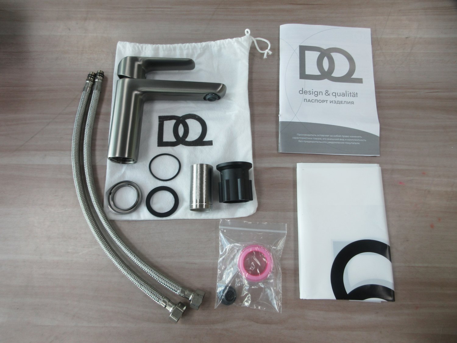 Смеситель для раковины DQ Düsseldorf графит (DA1722106) - фото 4