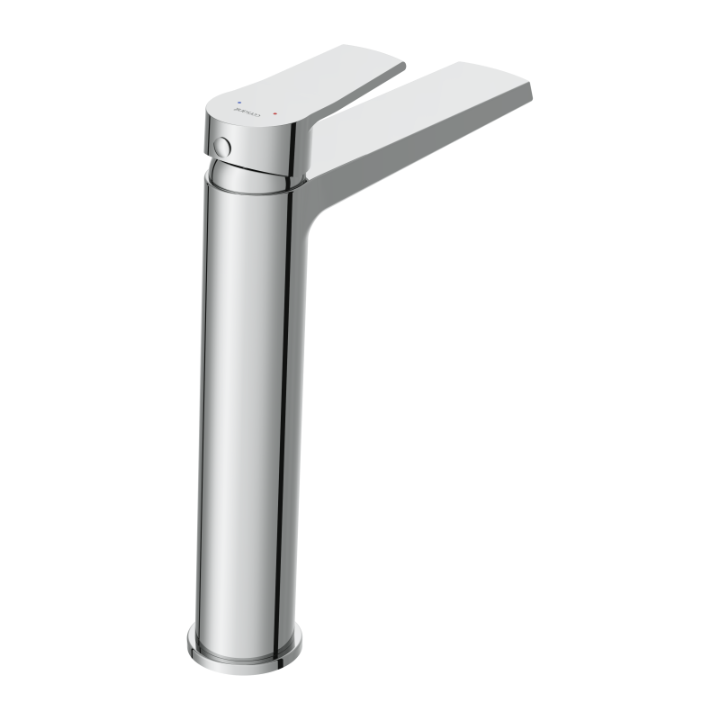 Смеситель для раковины CERSANIT CITY высокий однорычажный хром (68331) - фото 3