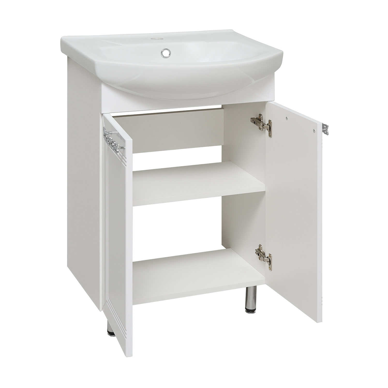 Тумба Runo Монро 55 под умывальник УТ000000175 (Элеганс 55) (00-00000457) - фото 2