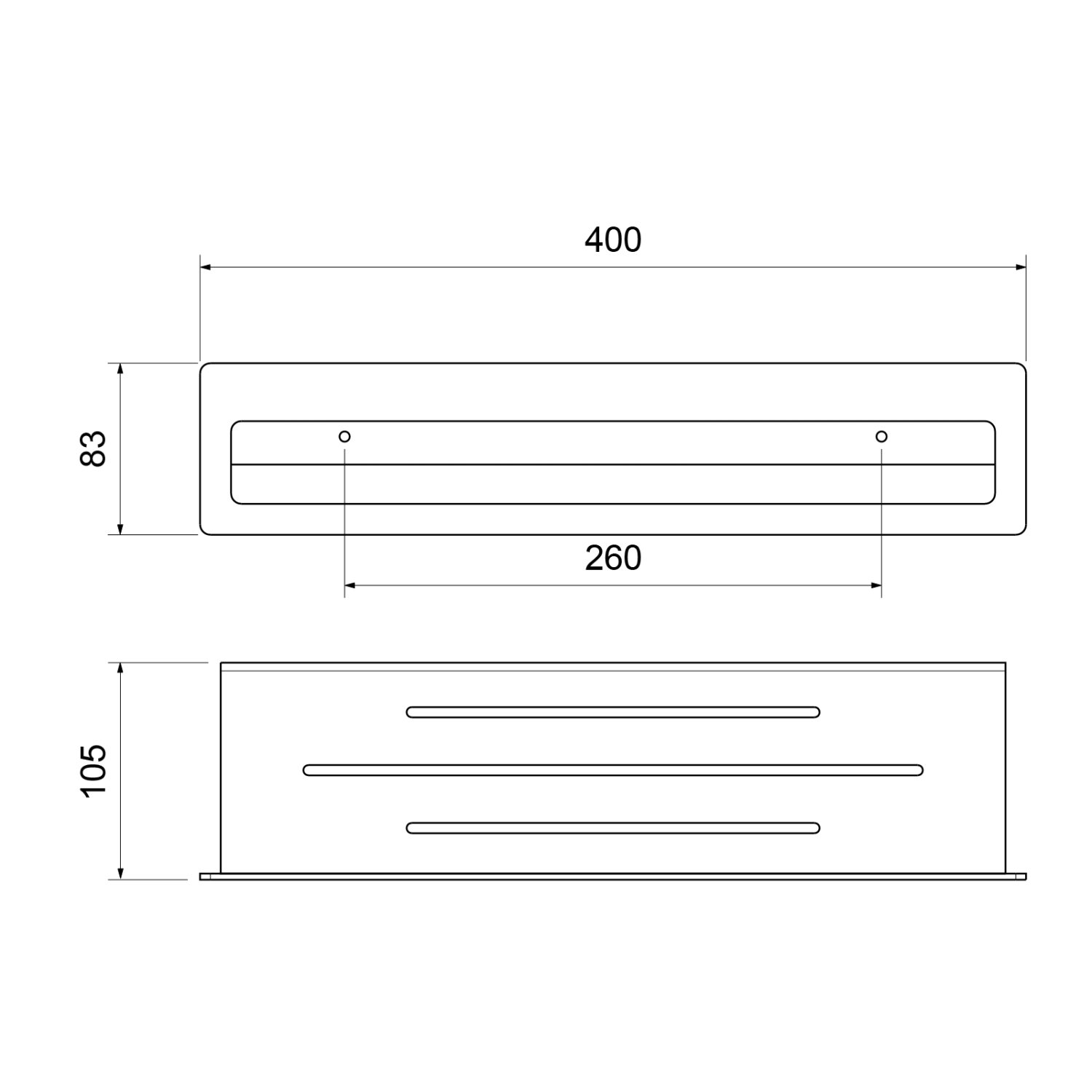 Полка Timo Luiroзолото матовое (18580/17) - фото 2
