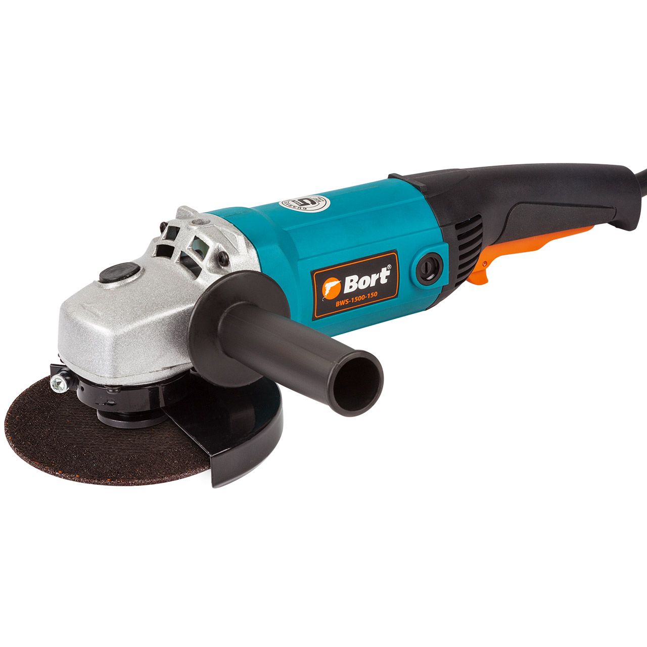 Машина шлифовальная угловая Bort BWS-1500-150 (93727673) Машина шлифовальная угловая Bort BWS-1500-150 (93727673) - фото 2